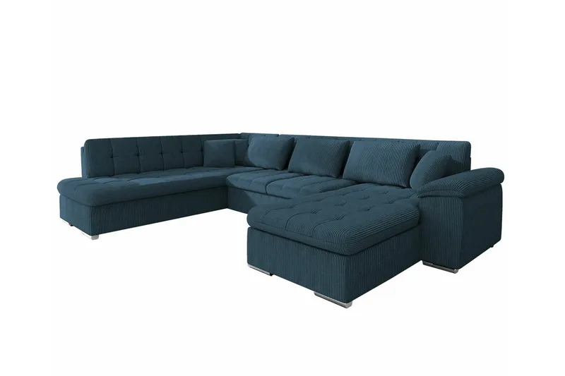 Sakri 5-sits Hörnbäddsoffa Dark blue, undefined