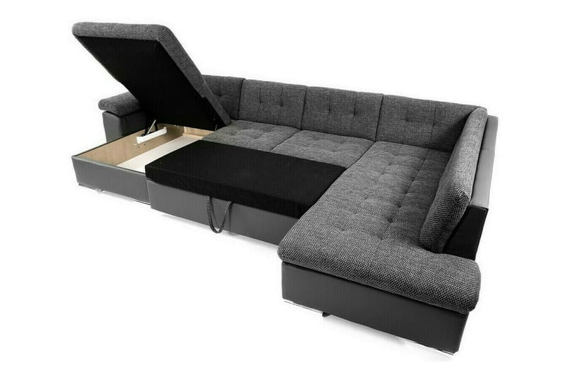 Sakri 5-sits Hörnbäddsoffa NO_BRAND Dark blue - Möbler - Soffa - Bäddsoffa
