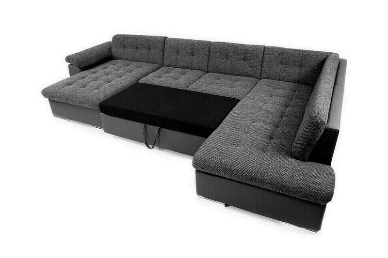 Sakri 5-sits Hörnbäddsoffa NO_BRAND Dark blue - Möbler - Soffa - Bäddsoffa
