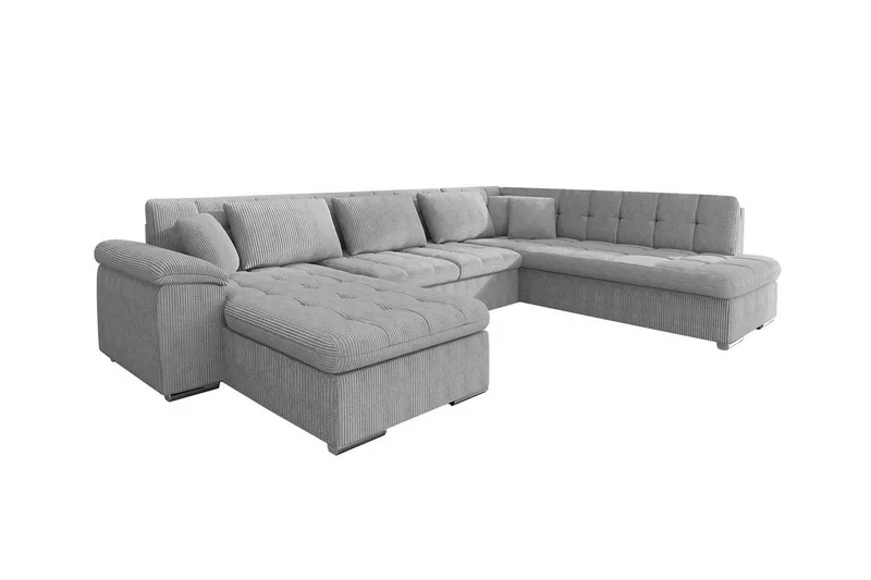 Sakri 5-sits Hörnbäddsoffa NO_BRAND Light grey/Dark grey, undefined