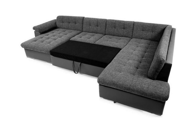 Sakri 5-sits Hörnbäddsoffa NO_BRAND Light grey/Dark grey - Möbler - Soffa - Bäddsoffa