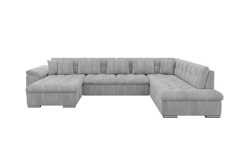 Sakri 5-sits Hörnbäddsoffa NO_BRAND Light grey/Dark grey - Möbler - Soffa - Bäddsoffa