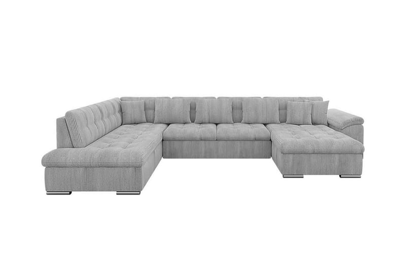 Sakri 5-sits Hörnbäddsoffa NO_BRAND Light grey/Dark grey - Möbler - Soffa - Bäddsoffa
