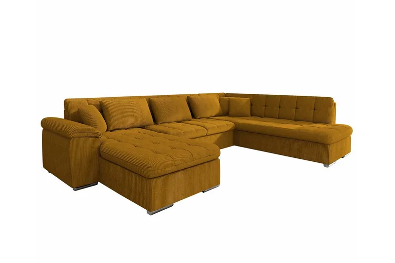 Sakri 5-sits Hörnbäddsoffa NO_BRAND Yellow, undefined