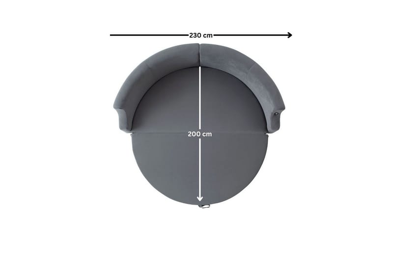 Salrican Bäddsoffa 3-sits - Grå - Möbler - Soffa - Bäddsoffa