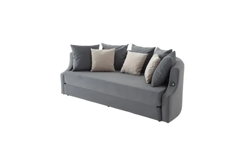 Salrican Bäddsoffa 3-sits - Grå - Möbler - Soffa - Bäddsoffa