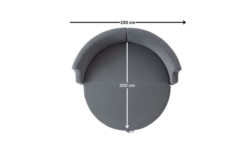Salrican Bäddsoffa 3-sits - Grå - Möbler - Soffa - Bäddsoffa
