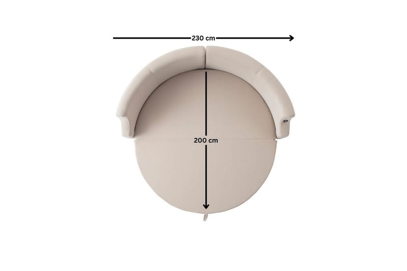 Salrican Bäddsoffa 3-sits - Krämvit - Möbler - Soffa - Bäddsoffa