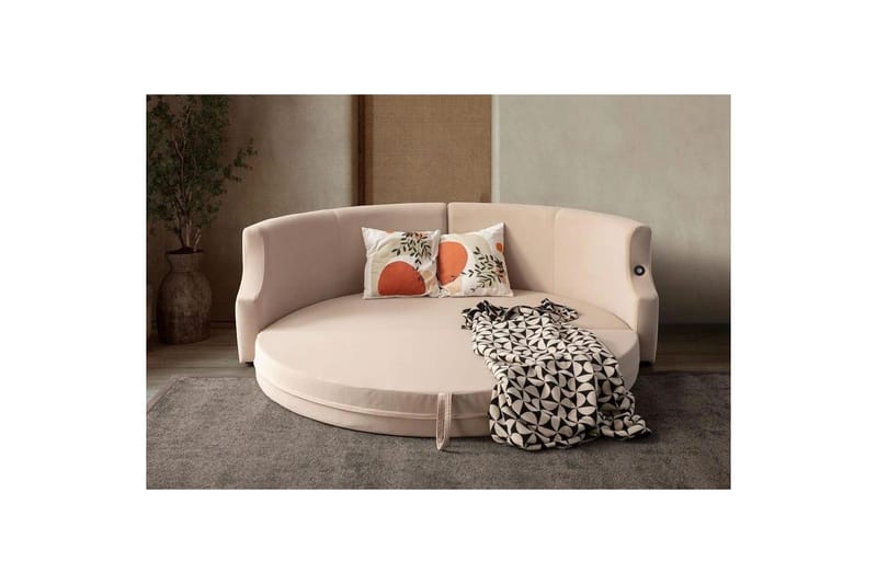 Salrican Bäddsoffa 3-sits - Krämvit - Möbler - Soffa - Bäddsoffa