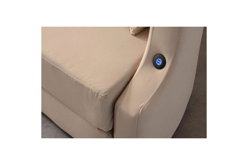 Salrican Bäddsoffa 3-sits - Krämvit - Möbler - Soffa - Bäddsoffa