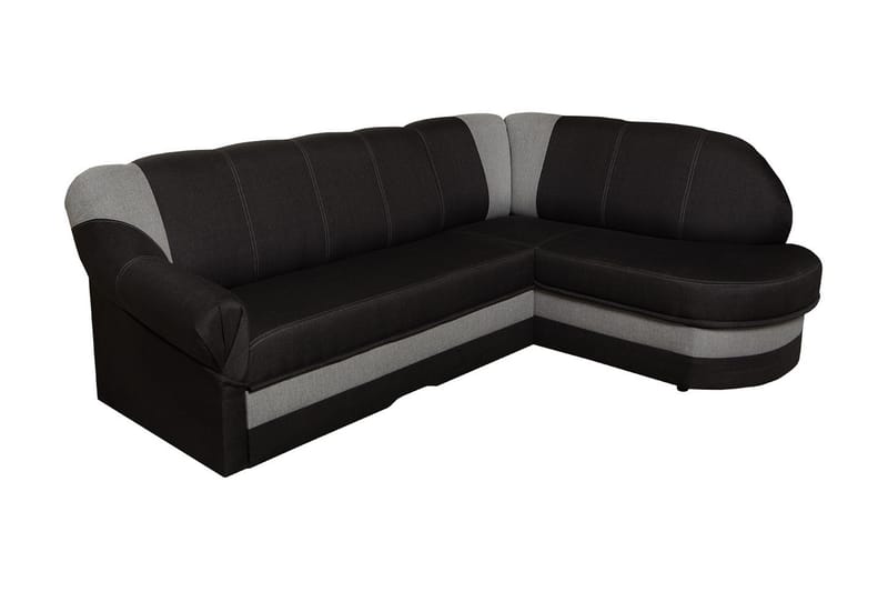 Sandra Hörnbäddsoffa - Svart - Möbler - Soffa - Bäddsoffa