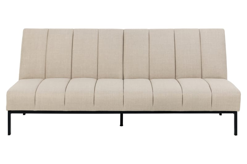 Sapita 2-sits Längsbäddad Bäddsoffa 120x200 cm i Tyg - Beige - Möbler - Soffa - Bäddsoffa