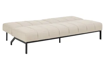 Sapita 2-sits Längsbäddad Bäddsoffa 120x200 cm i Tyg - Beige - Möbler - Soffa - Bäddsoffa