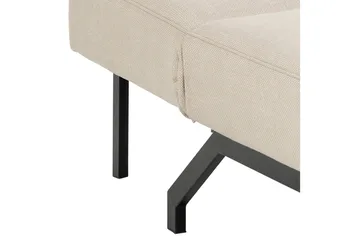 Sapita 2-sits Längsbäddad Bäddsoffa 120x200 cm i Tyg - Beige - Möbler - Soffa - Bäddsoffa
