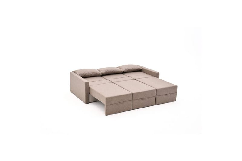 Savra Bäddsoffa 3-sits - Brun - Möbler - Soffa - Bäddsoffa