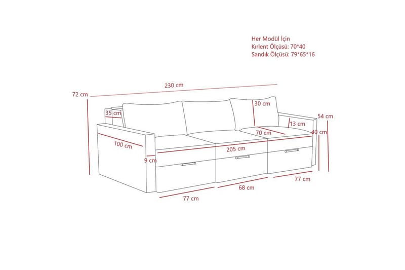 Savra Bäddsoffa 3-sits - Grå - Möbler - Soffa - Bäddsoffa