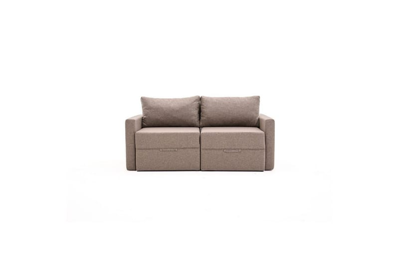 Savra Bäddsoffa med Divan 2-sits - Brun - Möbler - Soffa - Bäddsoffa
