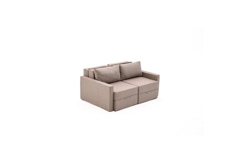 Savra Bäddsoffa med Divan 2-sits - Brun - Möbler - Soffa - Bäddsoffa
