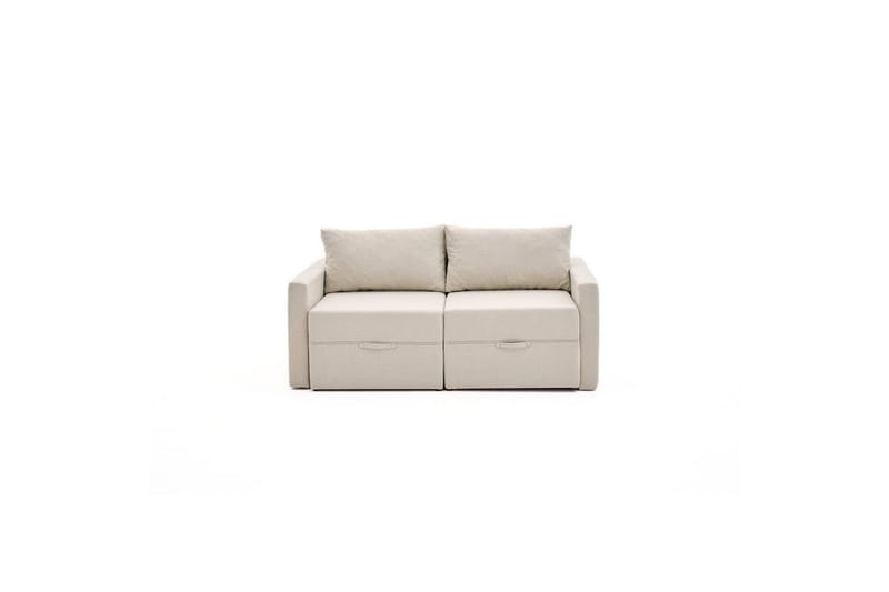 Savra Bäddsoffa med Divan 2-sits - Cream - Möbler - Soffa - Bäddsoffa