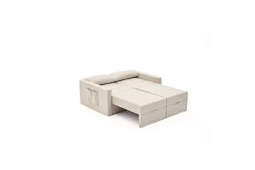 Savra Bäddsoffa med Divan 2-sits - Cream - Möbler - Soffa - Bäddsoffa