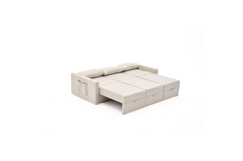 Savra Bäddsoffa med Divan 3-sits - Cream - Möbler - Soffa - Bäddsoffa