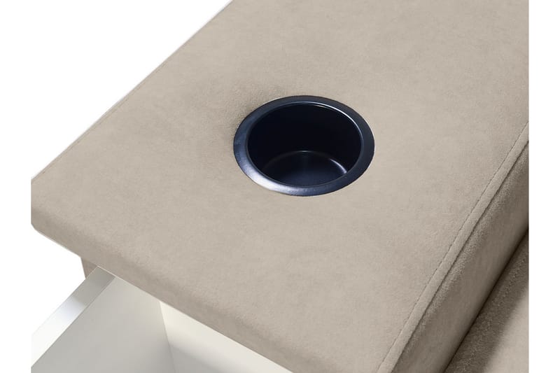 Seginus Bäddsoffa m. Divan Förvaring 3-sits 226x127 - Beige - Möbler - Soffa - Bäddsoffa