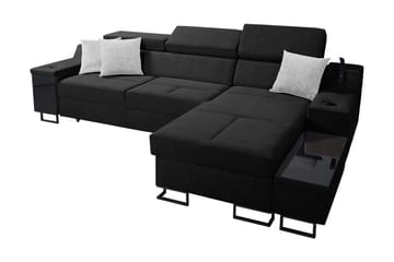 Seginus Bäddsoffa m. Divan Förvaring 3-sits 226x127