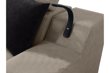 Seginus Bäddsoffa m. Divan Förvaring 3-sits 226x127 - Svart - Möbler - Soffa - Bäddsoffa