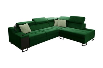 Seginus Bäddsoffa m. Schäslong 3-sits 210x127