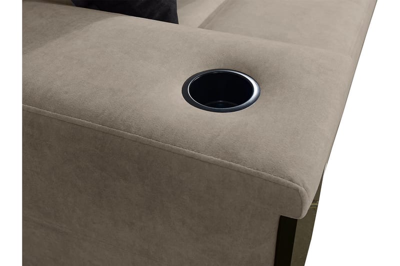 Seginus Hörnbäddsoffa 4-sits 210x127 - Beige - Möbler - Soffa - Bäddsoffa