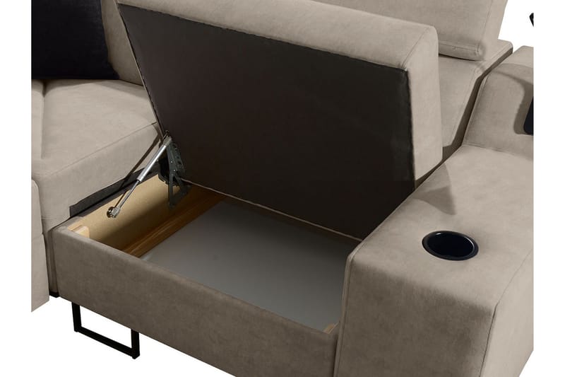 Seginus Hörnbäddsoffa 4-sits 210x127 - Grön - Möbler - Soffa - Bäddsoffa