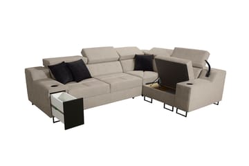 Seginus Hörnbäddsoffa 4-sits 210x127 - Grön - Möbler - Soffa - Bäddsoffa