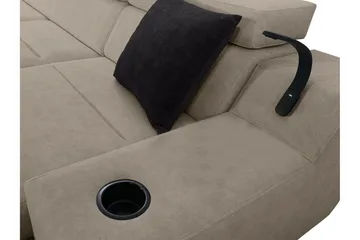 Seginus Hörnbäddsoffa m. Divan 5-sits 268x127 - Blå - Möbler - Soffa - Bäddsoffa
