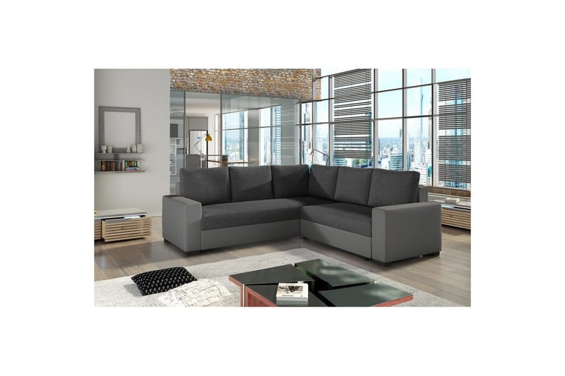 Sektion Eltap Canis 235x235x89 cm, Inari 96, Soft 29, Mörkgrå, Grå