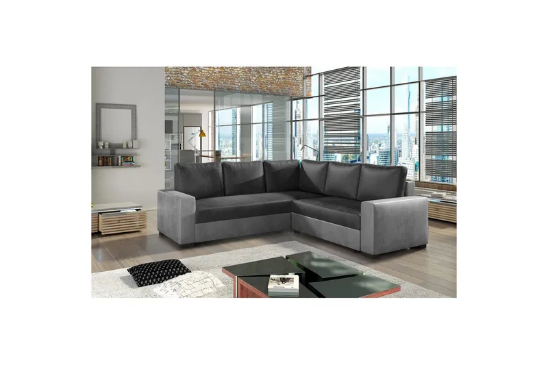 Sektion Eltap Canis 235x235x89 cm, Monolith 97, Monolith 84, Mörkgrå, Ljusgrå