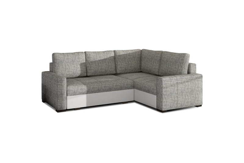 Sektion Eltap Corona 235x162x90 cm - Berlin 01, Soft 17, Grå, Vit, Höger - Möbler - Soffa - Bäddsoffa