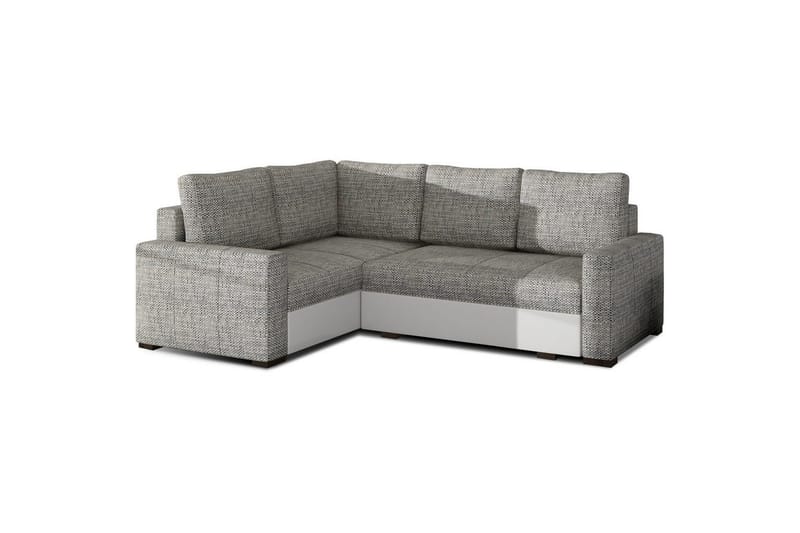 Sektion Eltap Corona 235x162x90 cm - Berlin 01, Soft 17, Grå, Vit, Vänster - Möbler - Soffa - Bäddsoffa
