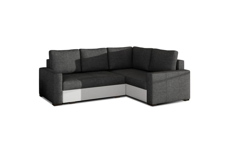 Sektion Eltap Corona 235x162x90 cm - Sawana 05, Soft 17, Grå, Vit, Höger - Möbler - Soffa - Bäddsoffa