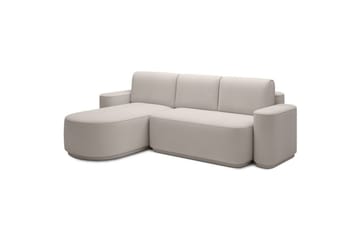 Sektionssoffa Eltap Aurumm 285x92x180 cm - Amore 01, Vit, Vänster - Möbler - Soffa - Bäddsoffa