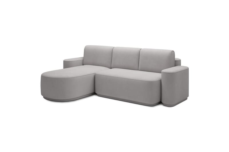 Sektionssoffa Eltap Aurumm 285x92x180 cm - Amore 03, Ljusgrå, Vänster - Möbler - Soffa - Bäddsoffa