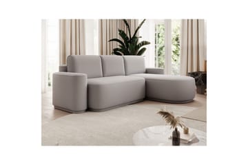 Sektionssoffa Eltap Aurumm 285x92x180 cm - Enjoy 04, Grå, Höger - Möbler - Soffa - Bäddsoffa