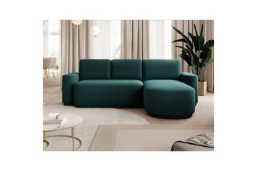 Sektionssoffa Eltap Aurumm 285x92x180 cm - Enjoy 35, Grön, Höger - Möbler - Soffa - Bäddsoffa