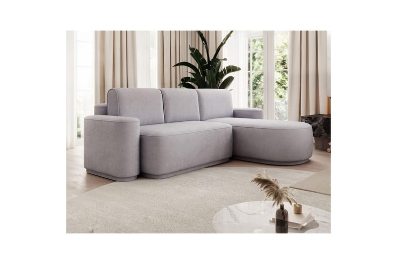 Sektionssoffa Eltap Aurumm 285x92x180 cm - Touch 03, Ljusgrå, Höger - Möbler - Soffa - Bäddsoffa