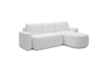Sektionssoffa Eltap Aurumm 285x92x180 cm - Paolli 01 Vit, Höger - Möbler - Soffa - Bäddsoffa