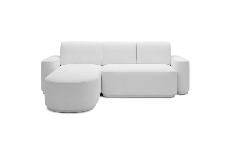 Sektionssoffa Eltap Aurumm 285x92x180 cm - Paolli 01 Vit, Vänster - Möbler - Soffa - Bäddsoffa
