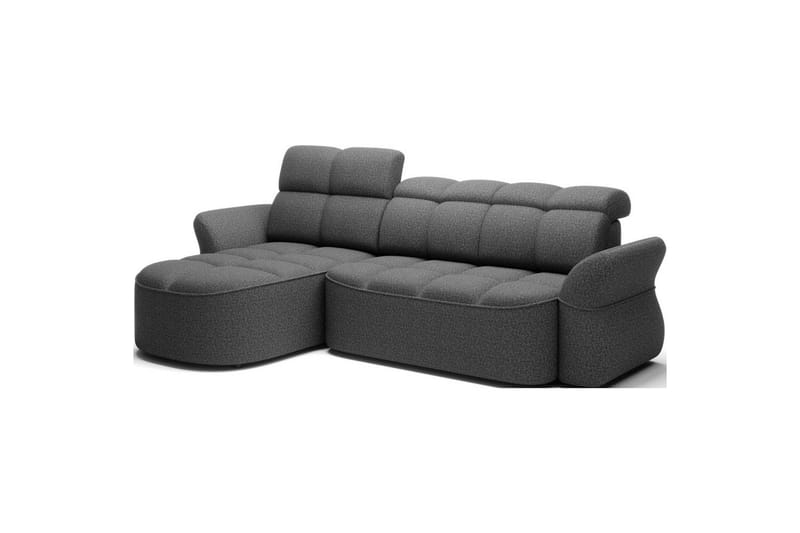 Sektionssoffa Eltap Beneth 301x115x185 cm - Breona 04, Grå, Vänster - Möbler - Soffa - Bäddsoffa