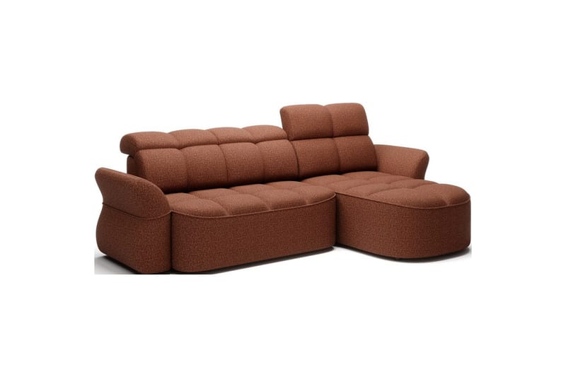 Sektionssoffa Eltap Beneth 301x115x185 cm - Breona 30, Orange, Höger - Möbler - Soffa - Bäddsoffa