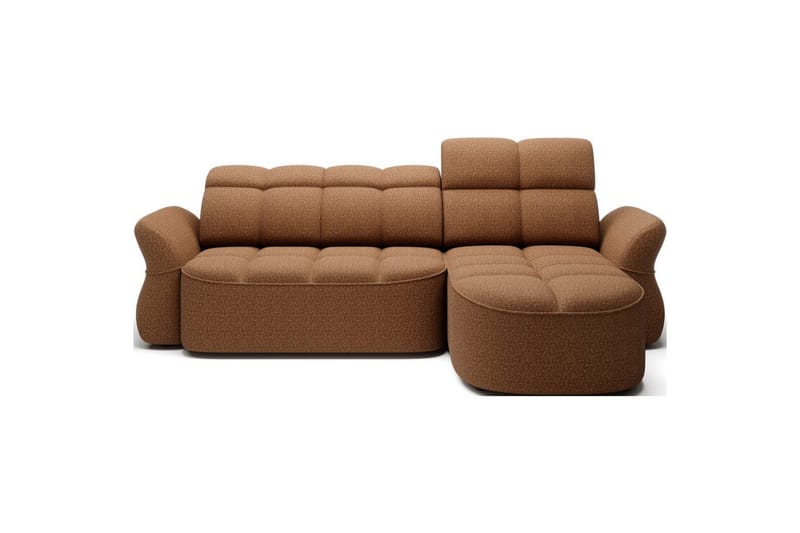 Sektionssoffa Eltap Beneth 301x115x185 cm, Breona 45, Gul, Höger