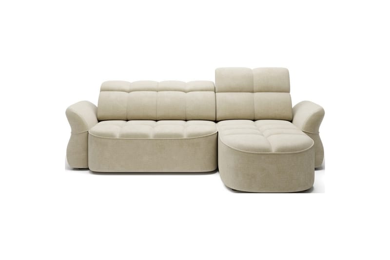 Sektionssoffa Eltap Beneth 301x115x185 cm, Monolith 04, Beige, Höger