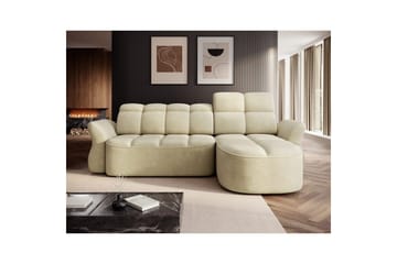 Sektionssoffa Eltap Beneth 301x115x185 cm - Monolith 04, Beige, Höger - Möbler - Soffa - Bäddsoffa